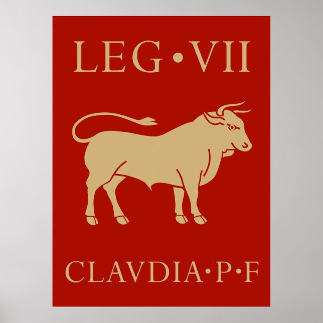 Poster Armée impériale romaine - Legio VII Claudia (Devant)