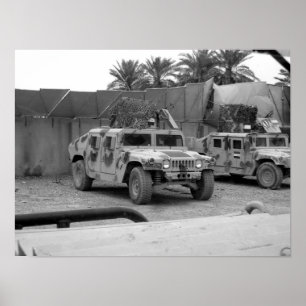 Poster Armée irakienne Humvee (M-1151)
