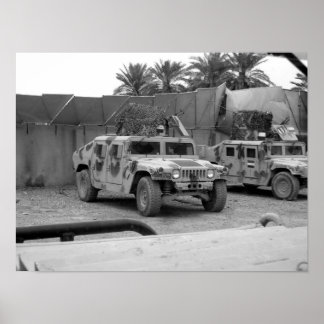 Poster Armée irakienne Humvee (M-1151)