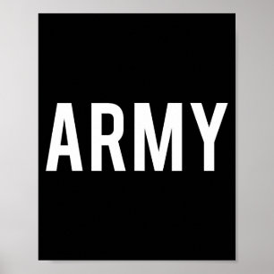 Poster Armée - T-shirt drôle de cadeau de vétéran américa