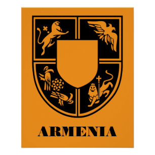 Poster Armenian State Emblem Musée d'Art Contemporain