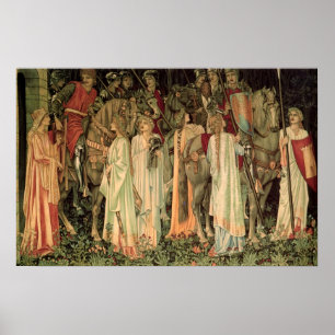 Poster Armer et le départ des chevaliers