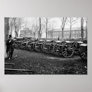 Poster Armes à armes à feu à l'Arsenal : 1862