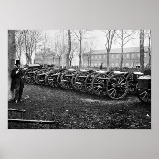 Poster Armes à armes à feu à l'Arsenal : 1862