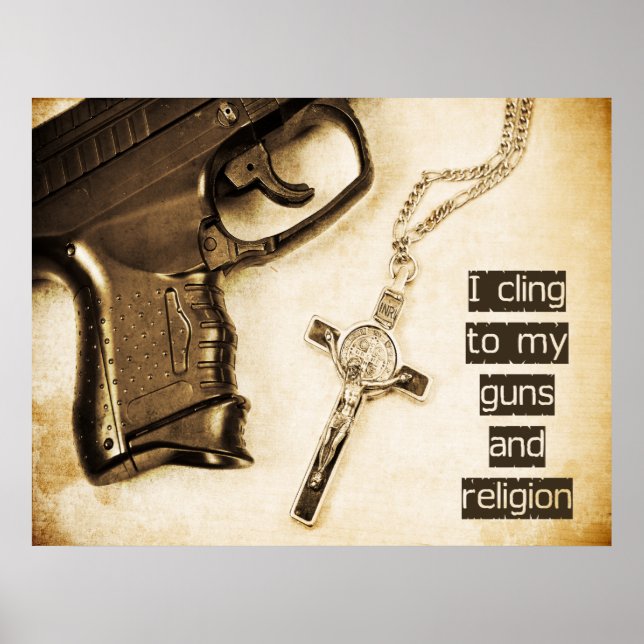 Poster Armes à feu et religion (Devant)