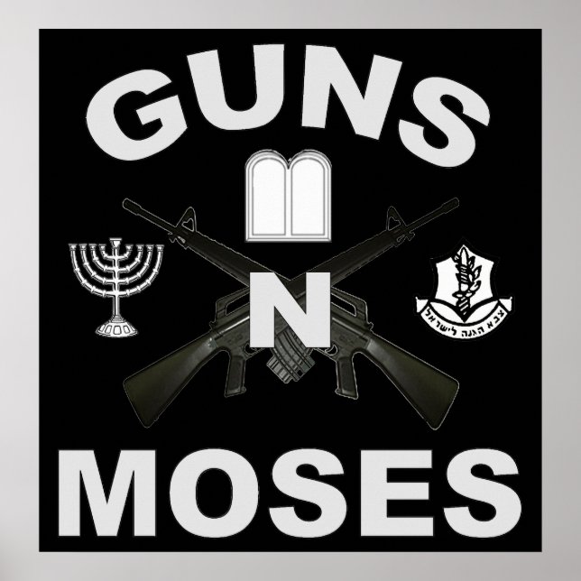 Poster Armes à Moses sombres (Devant)