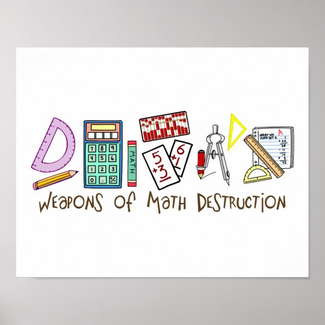 Poster Armes De Destruction Mathématique (Devant)