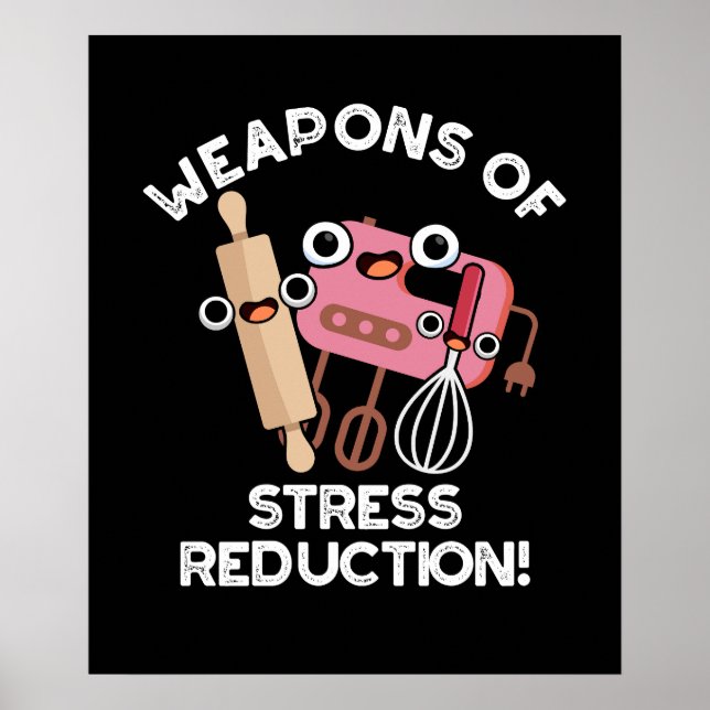 Poster Armes De Réduction Du Stress Jeu De Cuisson Basse  (Devant)