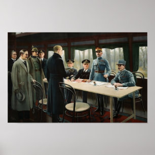 Poster Armistice du 11 novembre 1918 - Première Guerre mo