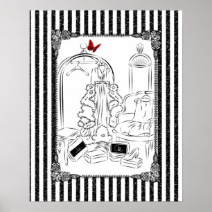 Poster Armoire Posh Salle De Bande