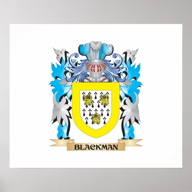 Poster Armoiries de Blackman (Devant)