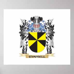 Poster Armoiries de Campbell - Armoiries de la famille