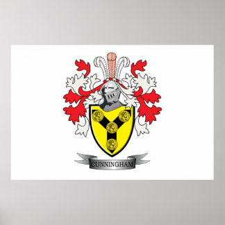 Poster Armoiries de Cunningham Family Crest