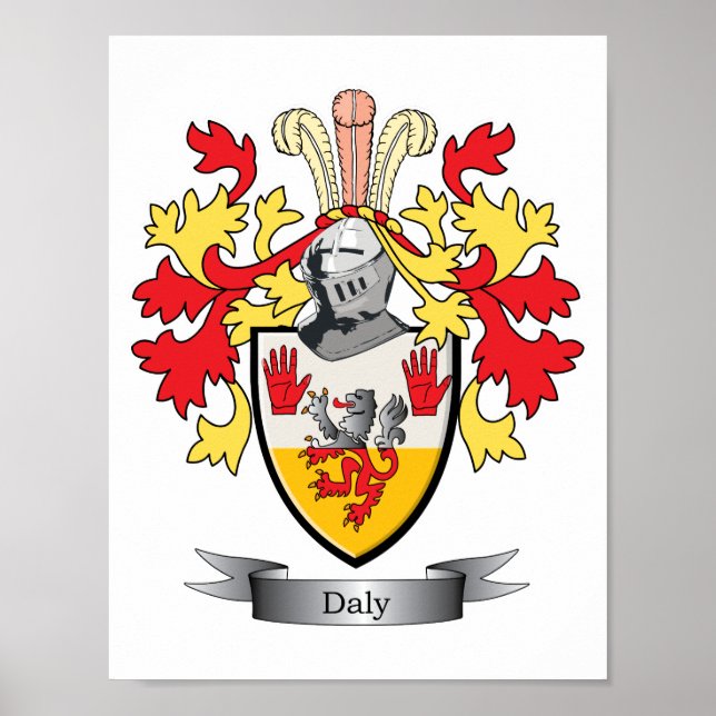 Poster Armoiries de Daly Coat (Devant)