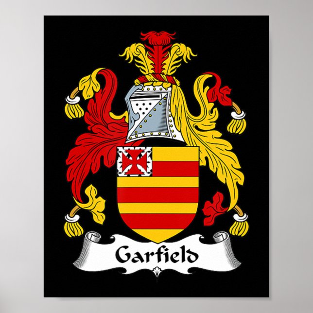 Poster Armoiries de Garfield - Armoiries de la famille (Devant)