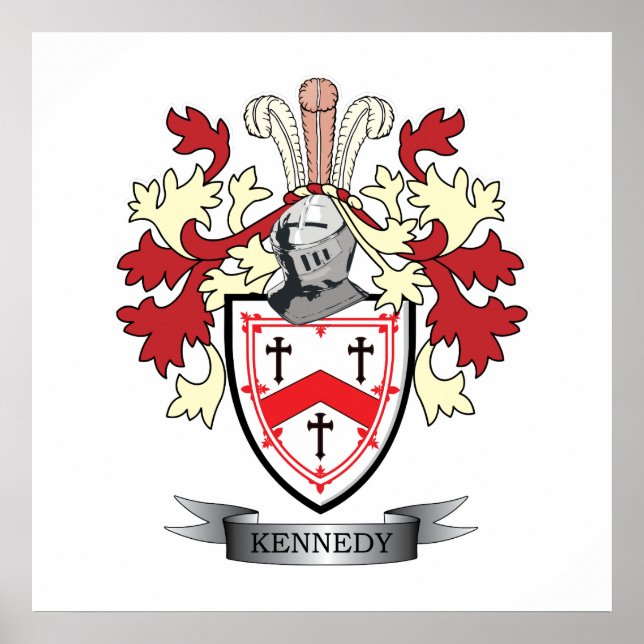 Poster Armoiries de Kennedy Family Crest (Devant)