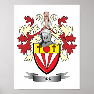Poster Armoiries de la famille Crest