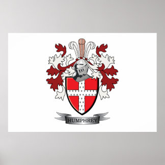 Poster Armoiries de la famille Humphrey