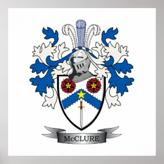 Poster Armoiries de la famille McClure Crest
