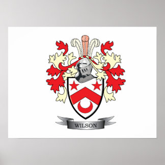 Poster Armoiries de la famille Wilson