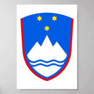 Poster Armoiries de la Slovénie