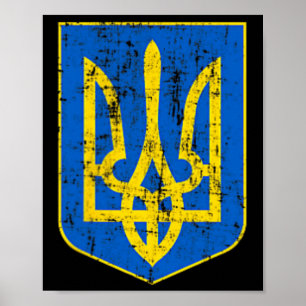 Poster Armoiries de l'Ukraine 2 