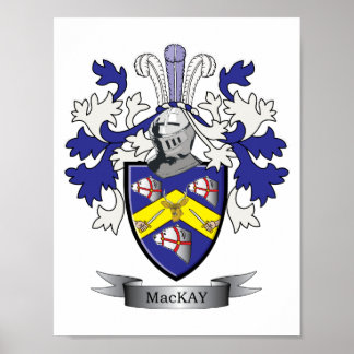 Poster Armoiries de MacKay Family Crest