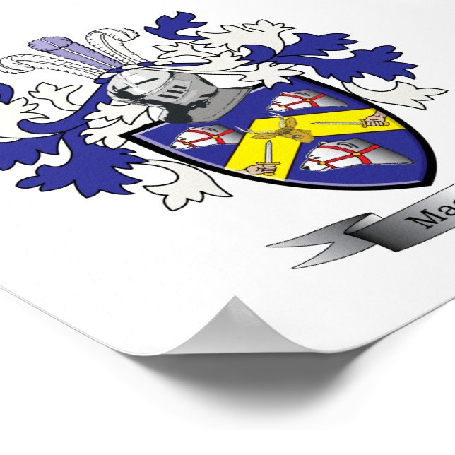 Poster Armoiries de MacKay Family Crest (Coin)
