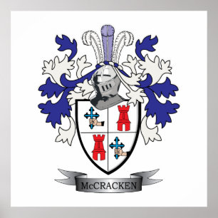 Poster Armoiries de McCracken Family Crest
