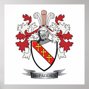 Poster Armoiries de McFadden Family Crest