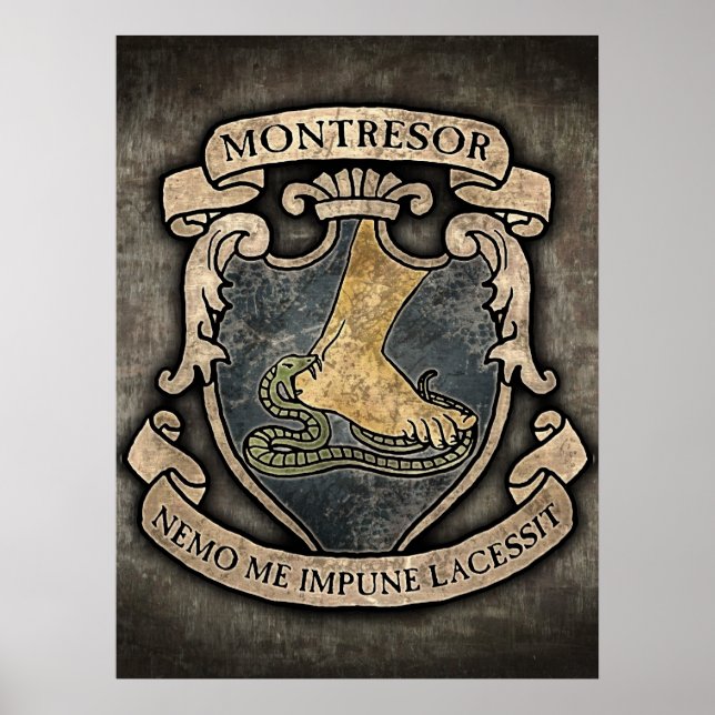Poster Armoiries de Montresor (Devant)
