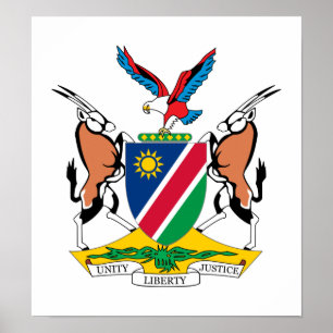 Poster Armoiries De Namibie