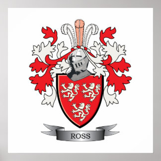 Poster Armoiries de Ross Family Crest