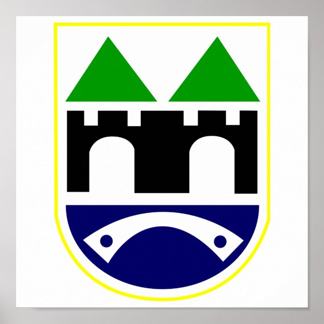 Poster Armoiries de Sarajevo (Devant)