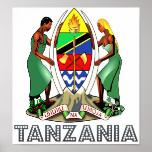 Poster Armoiries de Tanzanie