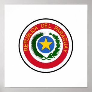 Poster Armoiries du Paraguay