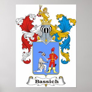 Poster Armoiries hongroises de la famille Bassich 10x15"