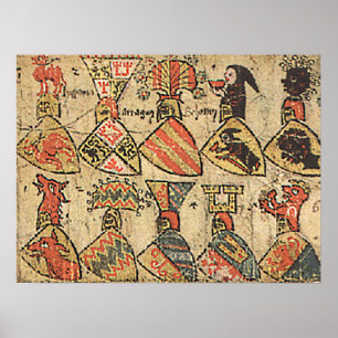 Poster Armoiries médiévales
