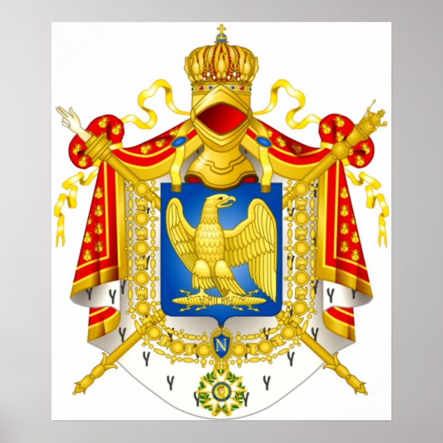 Poster Armoiries Napoléon Imprimer (Devant)