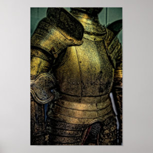 Poster Armor du Chevalier médiéval
