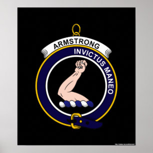 Poster Armstrong - Clan Crest