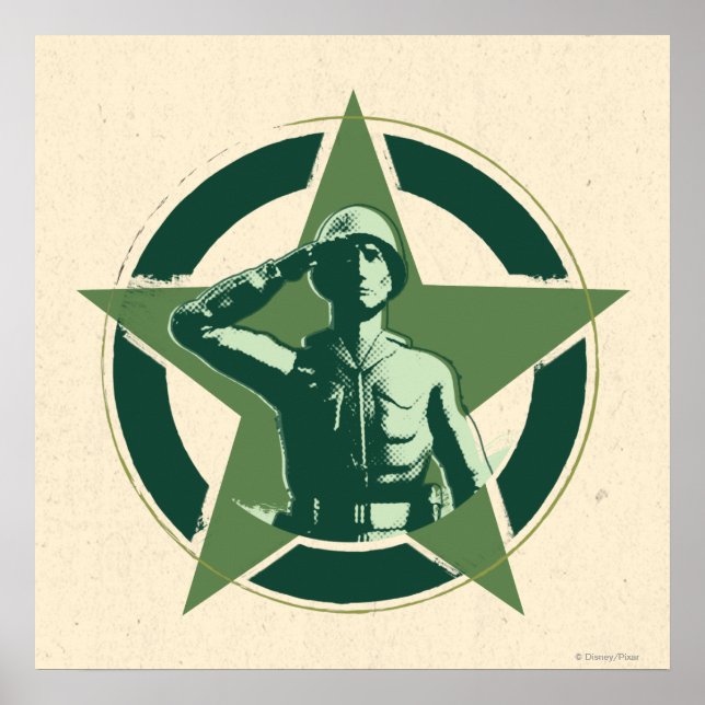 Poster Army Serge Salutes (Devant)