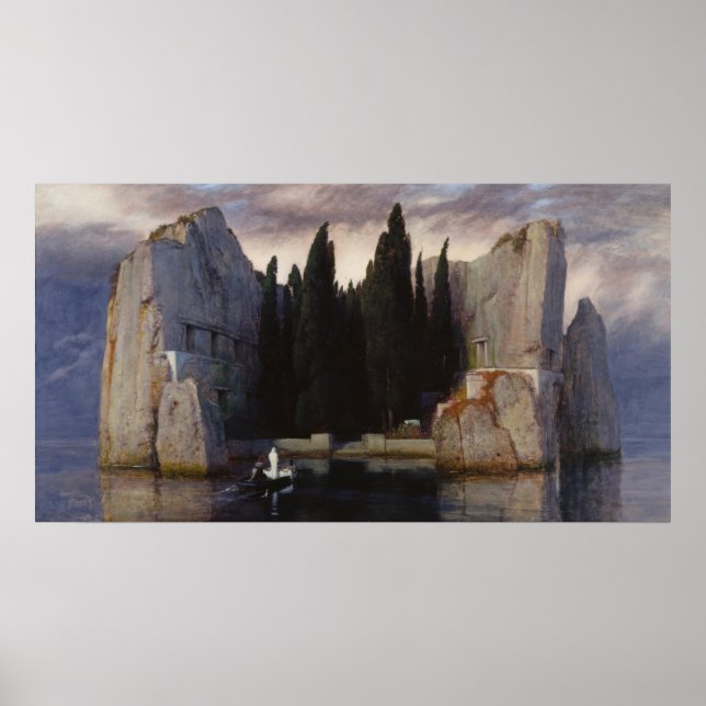 Poster Arnold Böcklin - L'île des morts (Devant)
