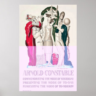 Poster Arnold Constable Fashion Art Nouveau Jean-Dupas