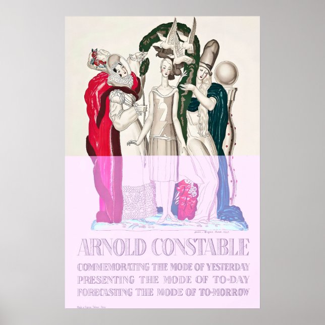 Poster Arnold Constable Fashion Art Nouveau Jean-Dupas (Devant)