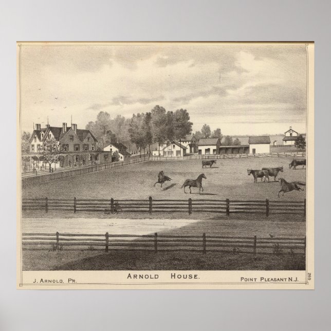 Poster Arnold House, Point Pleasant, NJ (Devant)