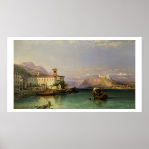 Poster Arona et le Château d'Angera, Lac Majeur, 185