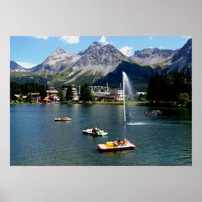 Poster Arosa en Suisse (Devant)
