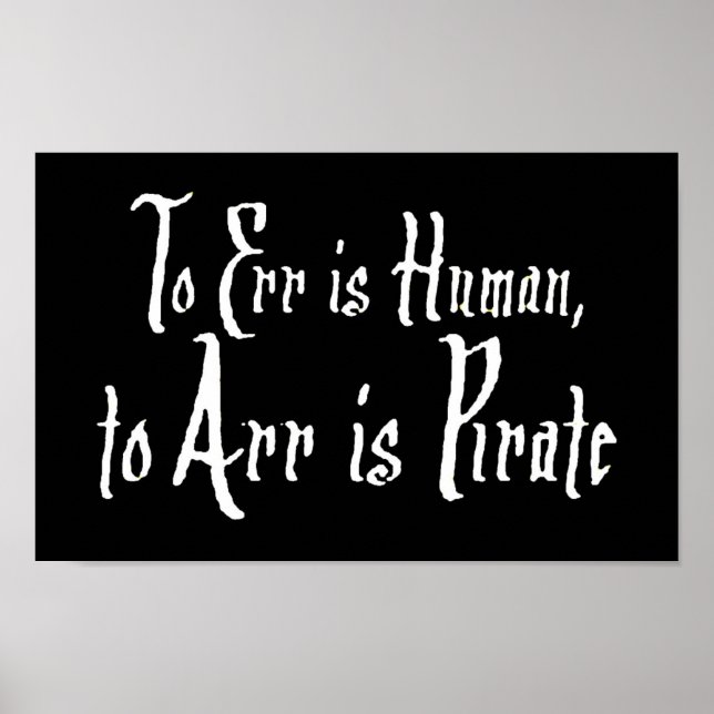 Poster Arr Pirate (Devant)