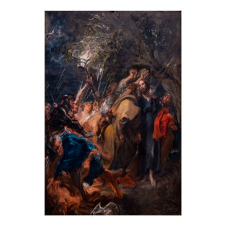 Poster Arrestation de Christ Canvas I scène biblique Mur 